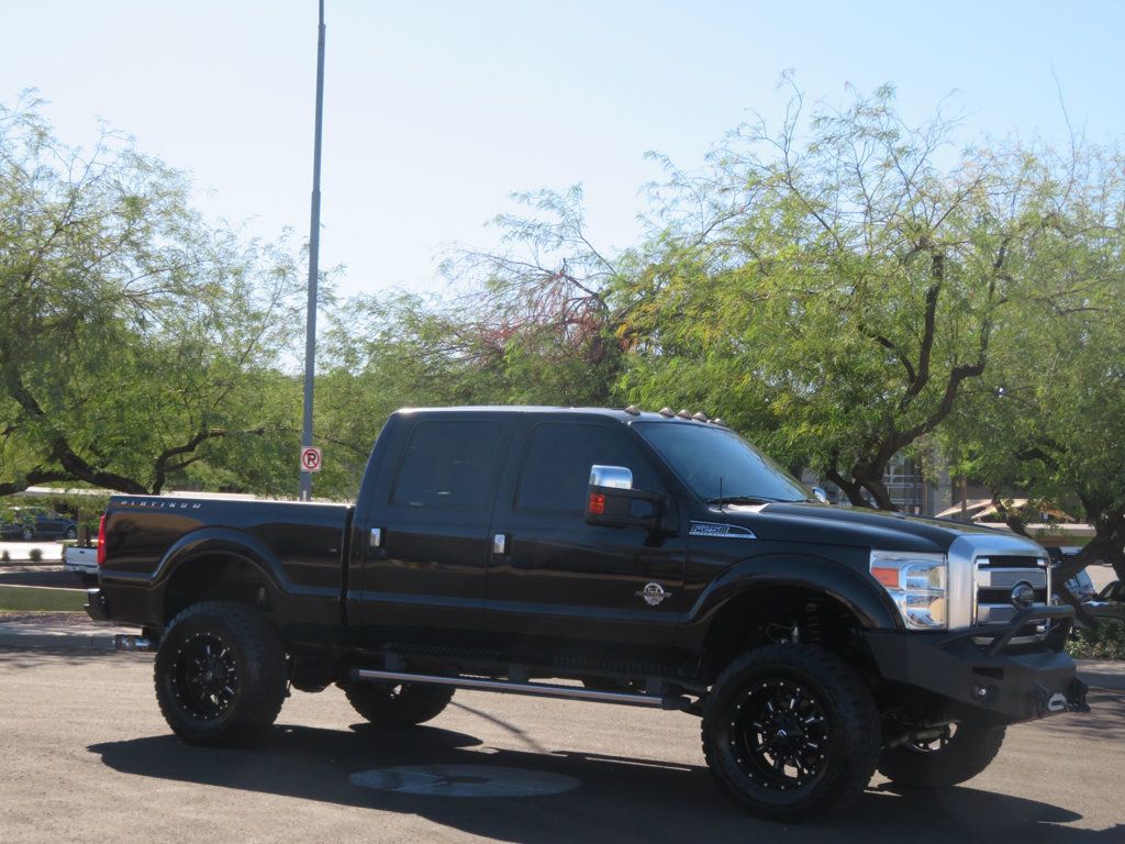 2014 Ford Super Duty F-250 SRW LIFTED PLATINUM POWERSTROKE DIESEL 4X4 EXTRA CLEAN BADBOY  - 22650760 - 3