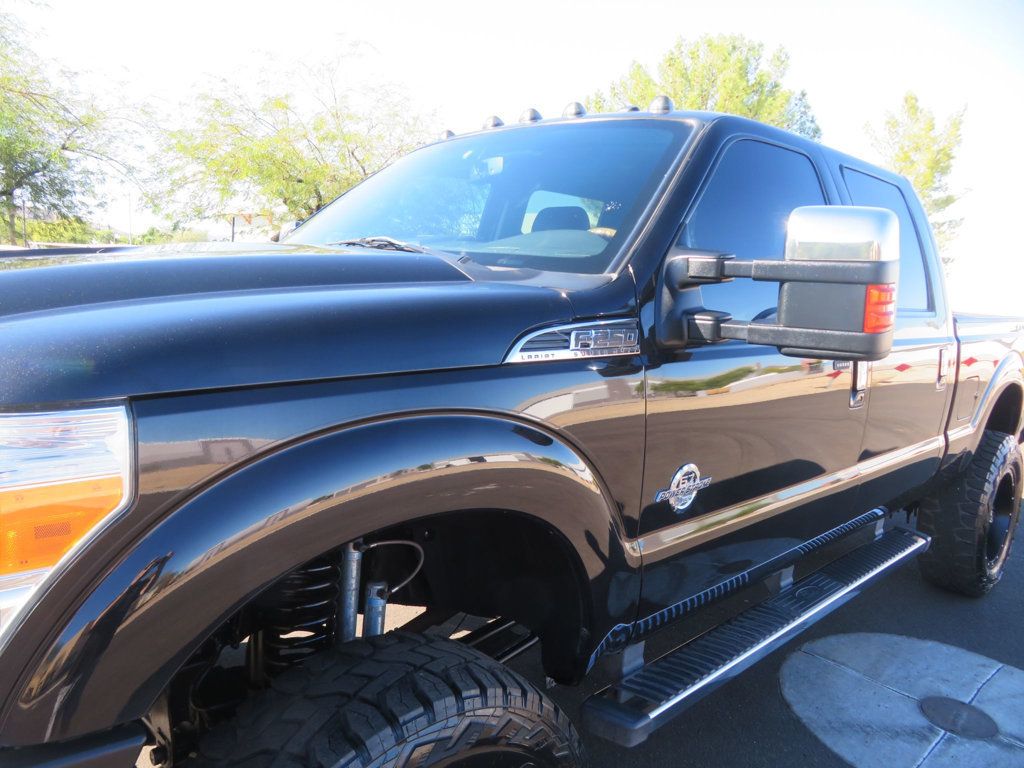 2014 Ford Super Duty F-250 SRW LIFTED PLATINUM POWERSTROKE DIESEL 4X4 EXTRA CLEAN BADBOY  - 22650760 - 7