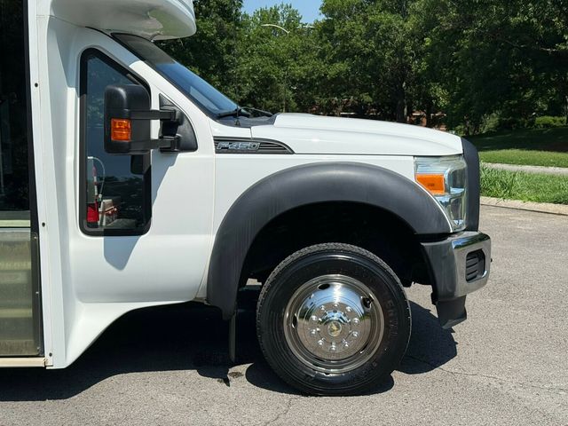 2014 Ford Super Duty F-450 DRW Cab-Chassis 4x4, 16 Passenger, Package Shelves, Carpeted Luggage Compartment - 23035823 - 12