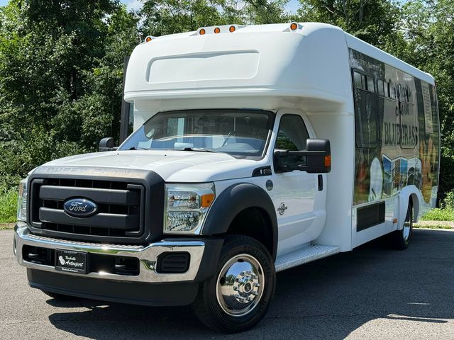2014 Ford Super Duty F-450 DRW Cab-Chassis 4x4, 16 Passenger, Package Shelves, Carpeted Luggage Compartment - 23035823 - 1