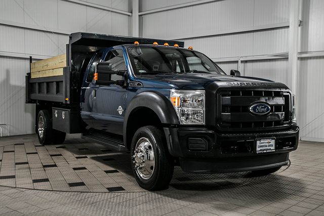 2014 Ford Super Duty F-550 DRW F550 SUPERCAB 4X4 * 6.7 POWERSTROKE * 11' CONTRACTOR DUMP - 17301033 - 1