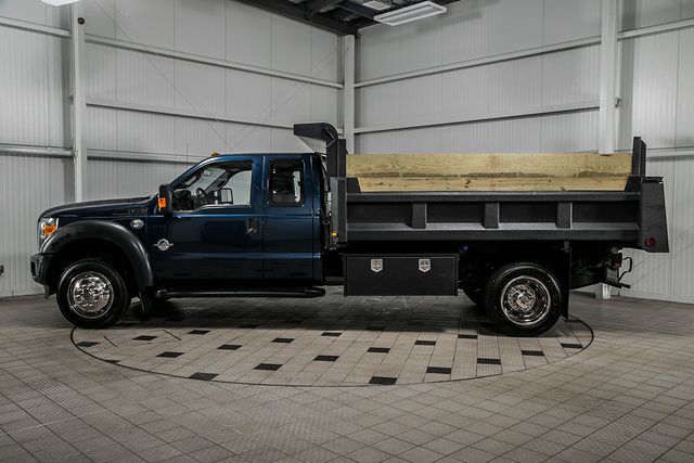 2014 Ford Super Duty F-550 DRW F550 SUPERCAB 4X4 * 6.7 POWERSTROKE * 11' CONTRACTOR DUMP - 17301033 - 4