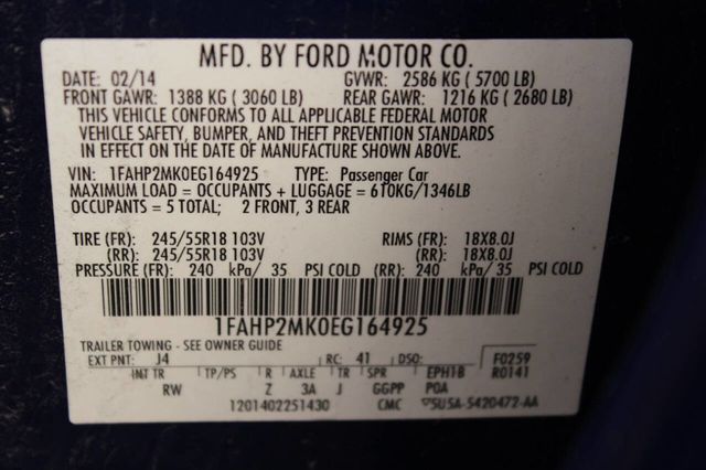 2014 Ford Taurus Police Interceptor AWD 4dr Sedan - 22922645 - 24