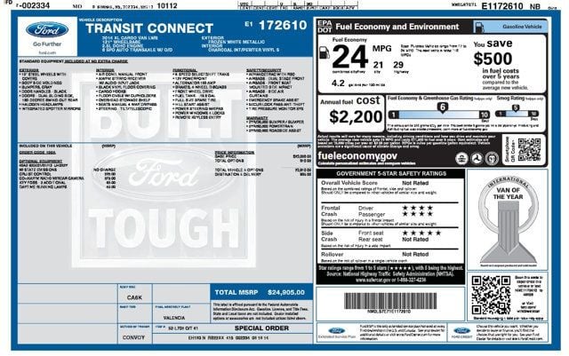 2014 Ford Transit Connect LWB XL - 23013381 - 3