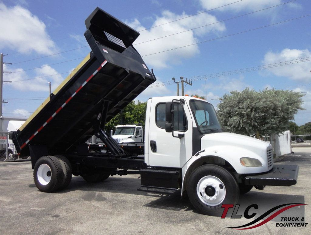 2014 Freightliner BUSINESS CLASS M2 106 *NEW* 14FT MASON CONTRACTORS DUMP TRUCK..25,950lb GVWR. - 21498944 | Video 1