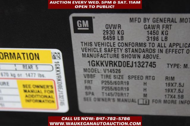 2014 GMC Acadia AWD 4dr SLT1 - 22952557 - 9