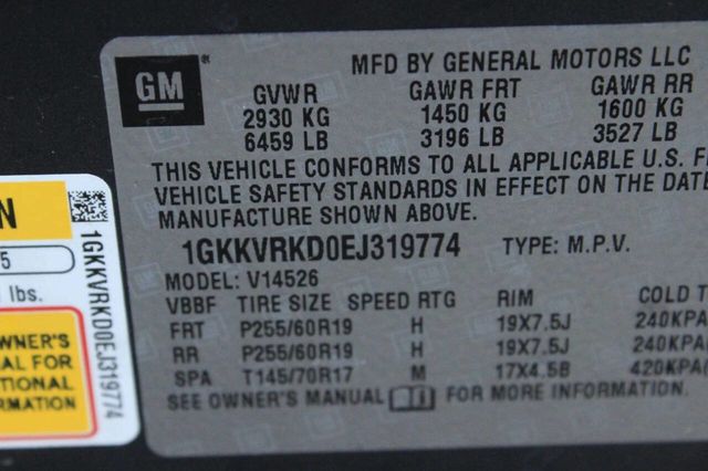 2014 GMC Acadia AWD 4dr SLT1 - 23006762 - 7