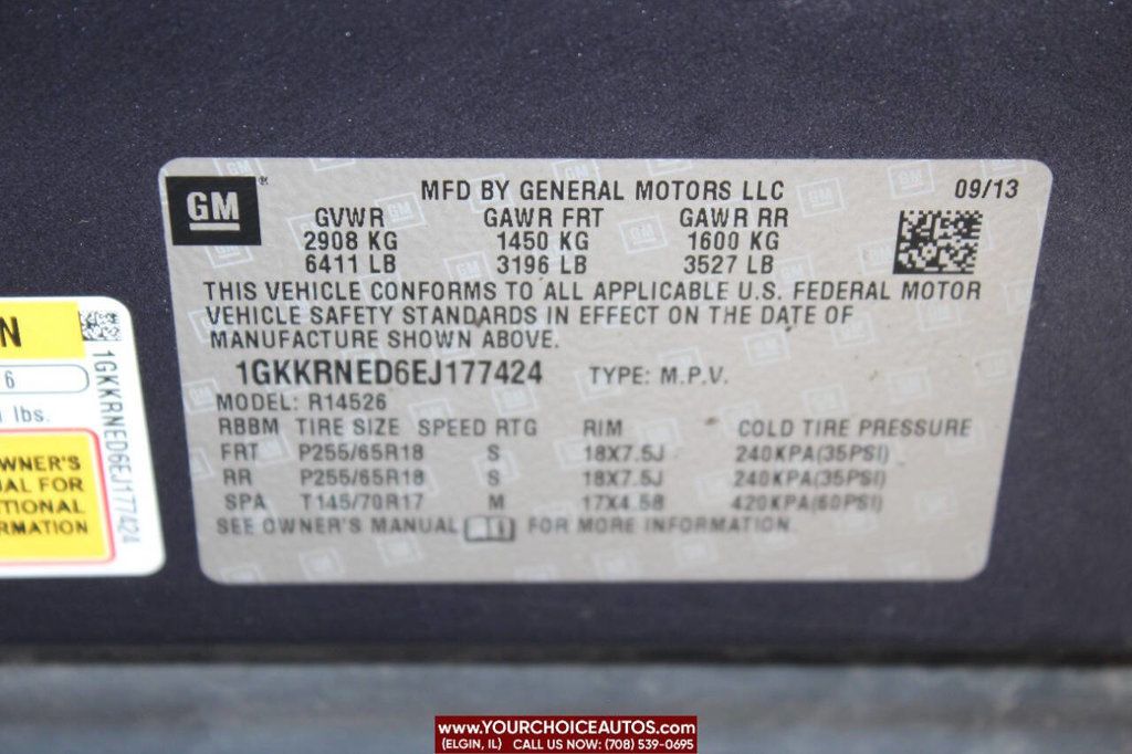 2014 GMC Acadia FWD 4dr SLE1 - 22844915 - 21