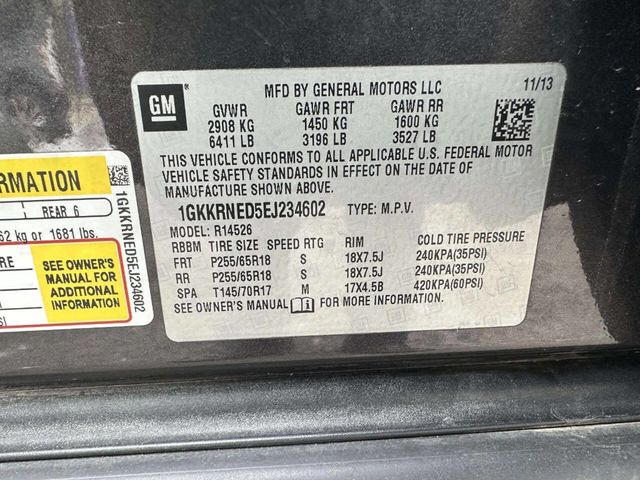 2014 GMC Acadia FWD 4dr SLE1 - 22958727 - 36