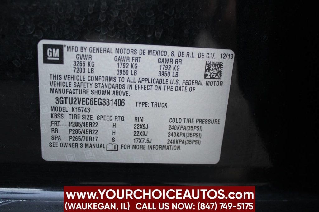 2014 GMC Sierra 1500 SLT 4x4 4dr Crew Cab 6.5 ft. SB - 22919555 - 31