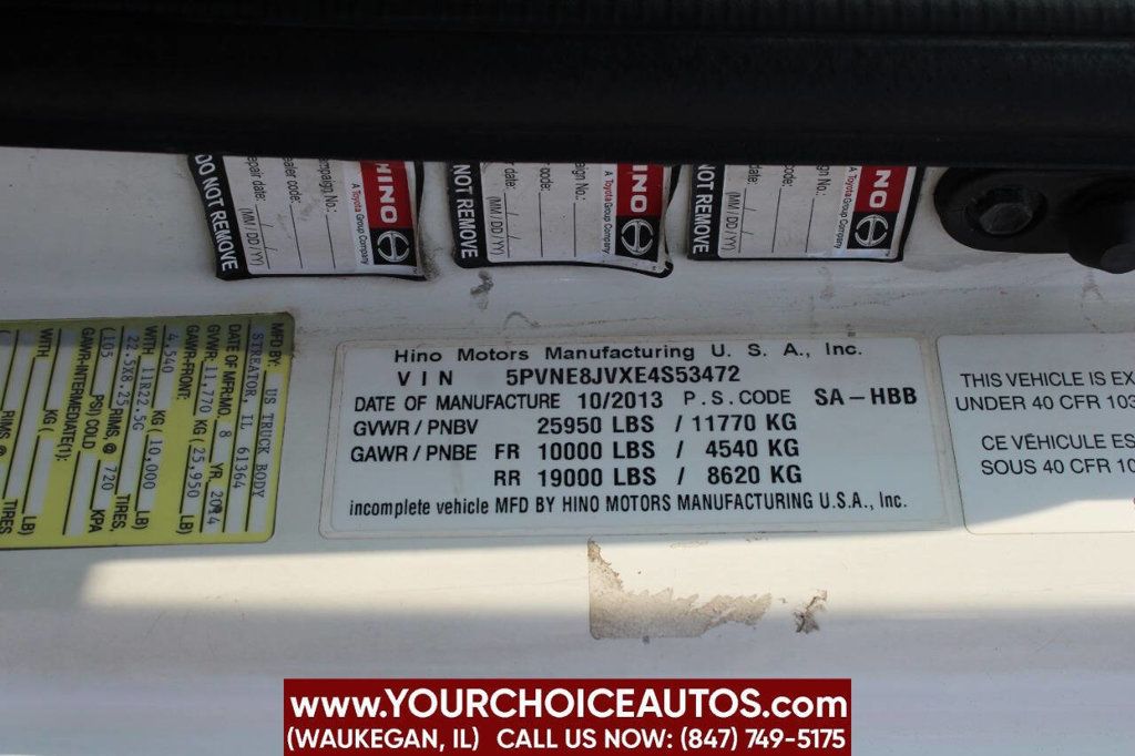 2014 Hino 268 4X2 2dr Regular Cab 271 in. WB - 22833069 - 35