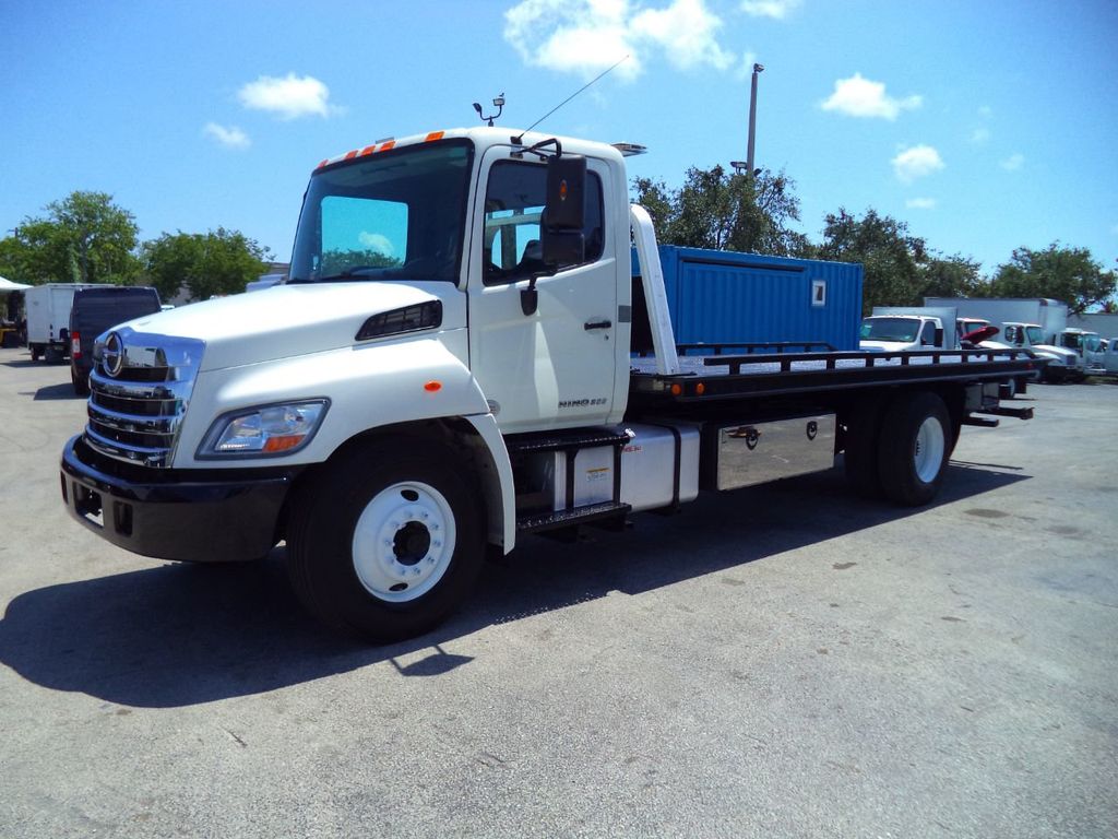 2014 HINO 268A 21FT CHEVRON ROLLBACK TOW TRUCK.. - 21877952 - 1