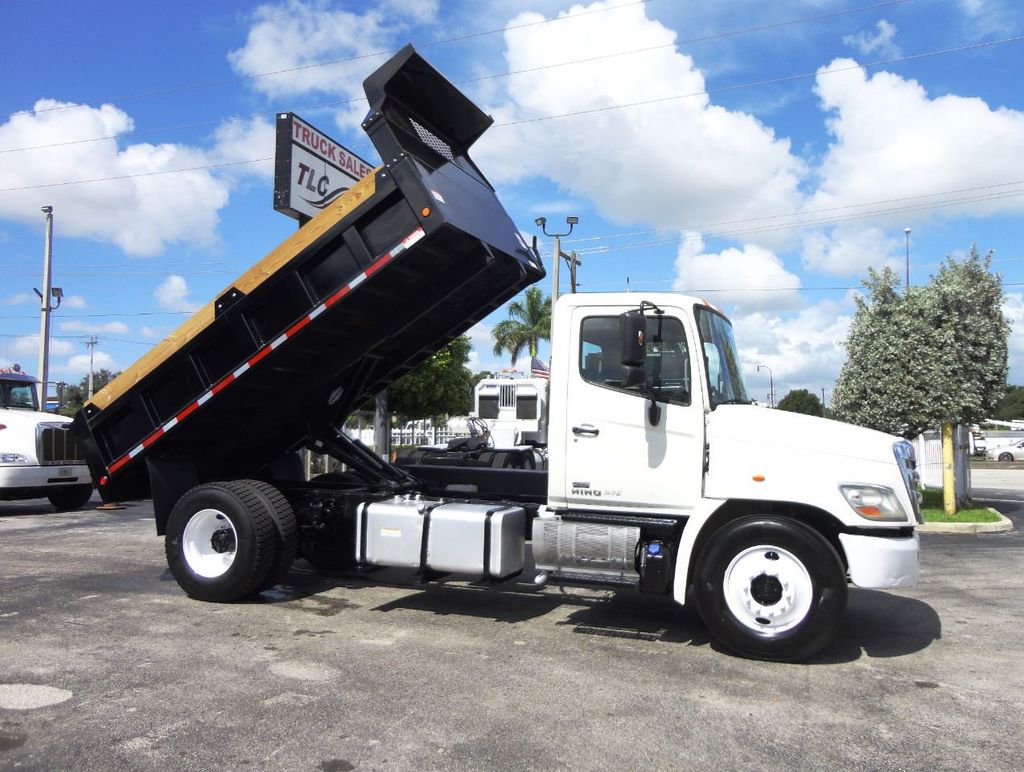 2014 HINO 268A *NEW* 14FT MASON CONTRACTORS DUMP TRUCK..25,950lb GVWR. - 20222221 - 0