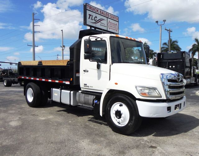 2014 HINO 268A *NEW* 14FT MASON CONTRACTORS DUMP TRUCK..25,950lb GVWR. - 20222221 - 9