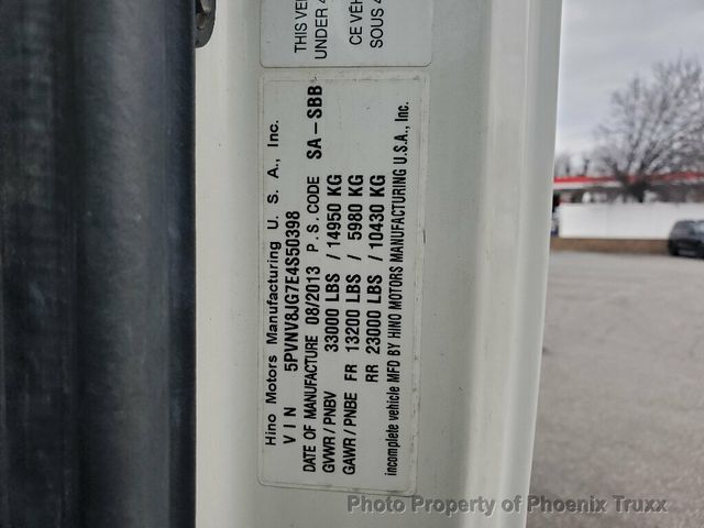 2014 HINO 338A Regular Cab 2dr Short Chassis DRW - 21622574 - 30