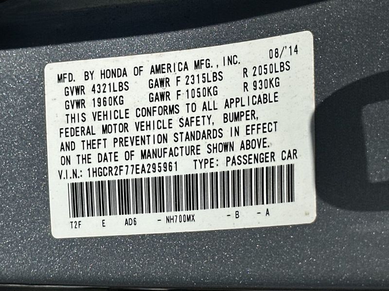 2014 Honda Accord Sedan 4dr I4 CVT EX - 23041339 - 21