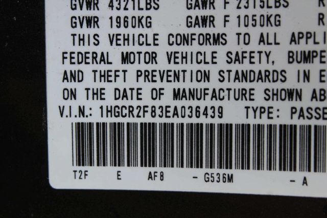 2014 Honda Accord Sedan 4dr I4 CVT EX-L - 23024674 - 10