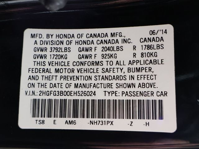 2014 Honda Civic Coupe 2dr CVT EX-L - 23016017 - 42