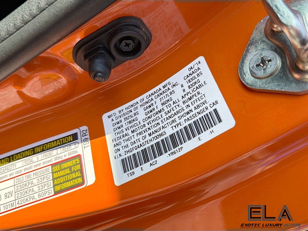 2014 Honda Civic Coupe 2dr Manual Si w/Navi - 23038645 - 34