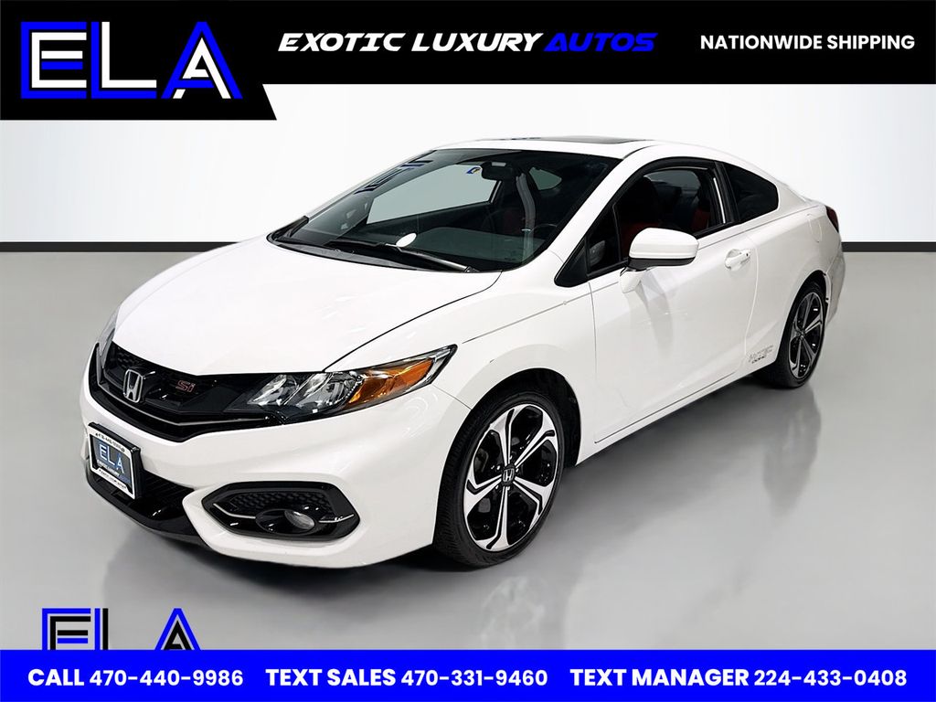 2014 Honda Civic Coupe NAVIGATION! SI ! ALL SEASON TIRES! REAR CAMERA! RED INTERIOR! - 22910165 - 0