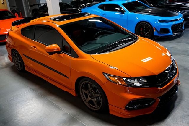 2014 Honda Civic Coupe *Si Coupe* *6-Speed Manual* *Orange Fire* *Only 18k Miles* - 22950891 - 70