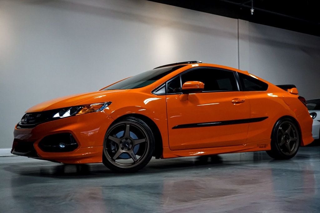 2014 Honda Civic Coupe *Si Coupe* *6-Speed Manual* *Orange Fire* *Only 18k Miles* - 22950891 - 78