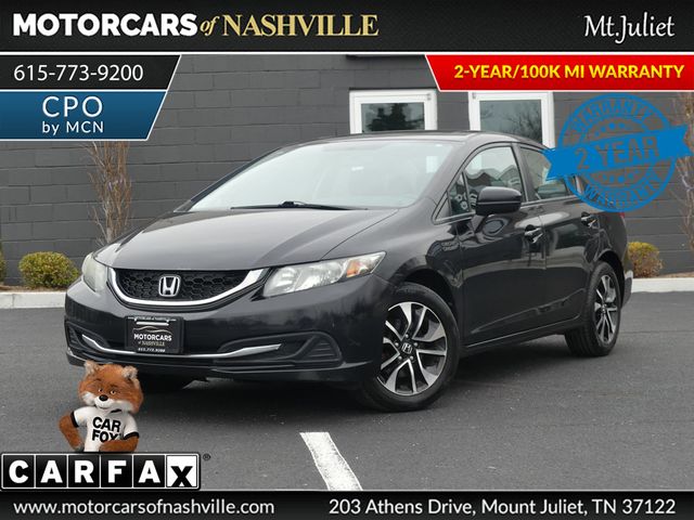 2014 Honda Civic Sedan 4dr CVT EX - 22975867 - 0