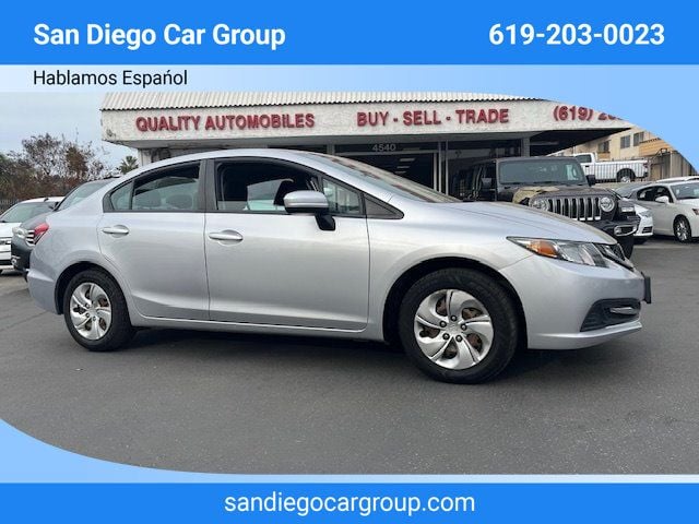 2014 Honda Civic Sedan 4dr CVT LX - 22706940 - 0