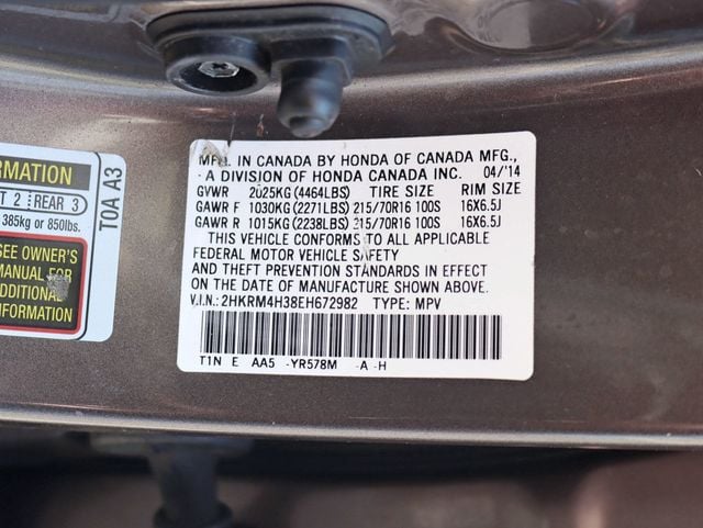 2014 Honda CR-V AWD 5dr LX - 23070841 - 29