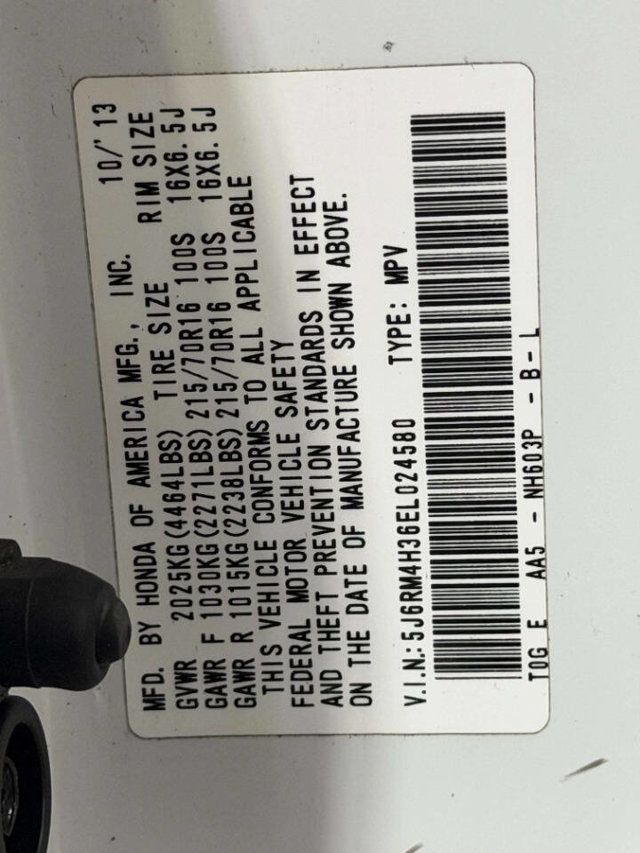 2014 Honda CR-V AWD 5dr LX - 22973859 - 12