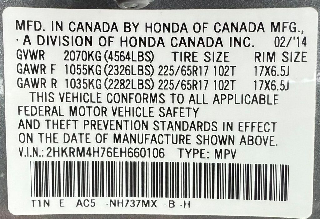 2014 Honda CR-V EX-L - 22900855 - 42