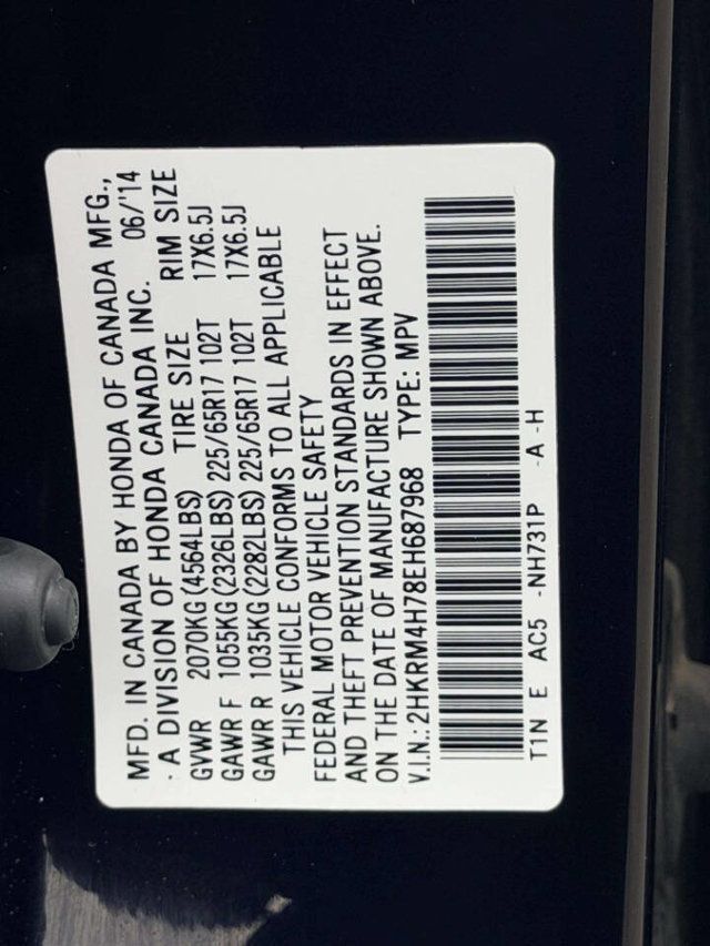 2014 Honda CR-V EX L w/DVD AWD 4dr SUV - 23008670 - 20