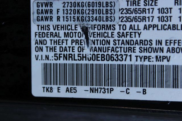 2014 Honda Odyssey 5dr EX-L - 22961839 - 10