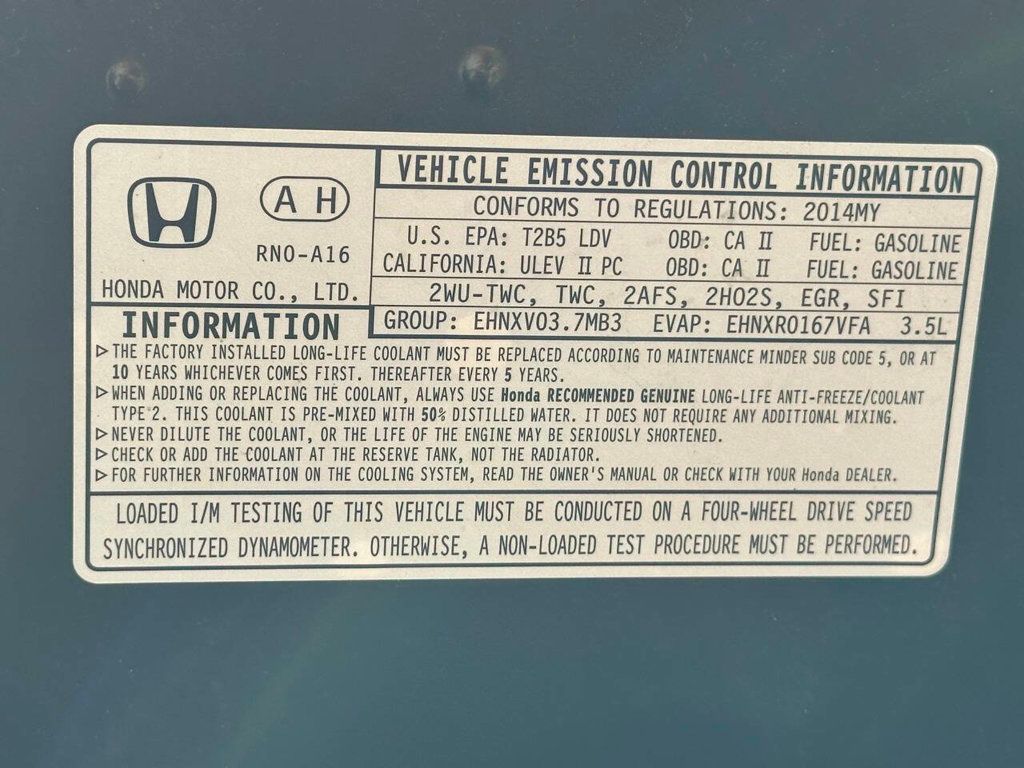 2014 Honda Pilot 4WD 4dr EX-L w/RES - 22895285 - 53