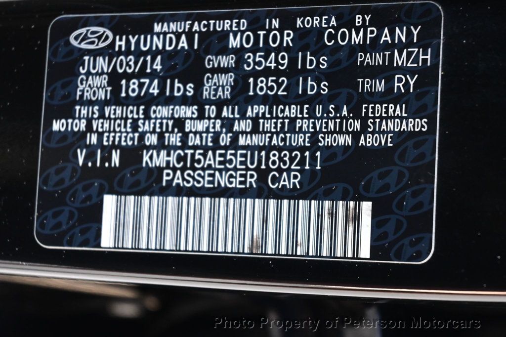 2014 Hyundai Accent 5dr Hatchback Automatic GS - 22424355 - 38