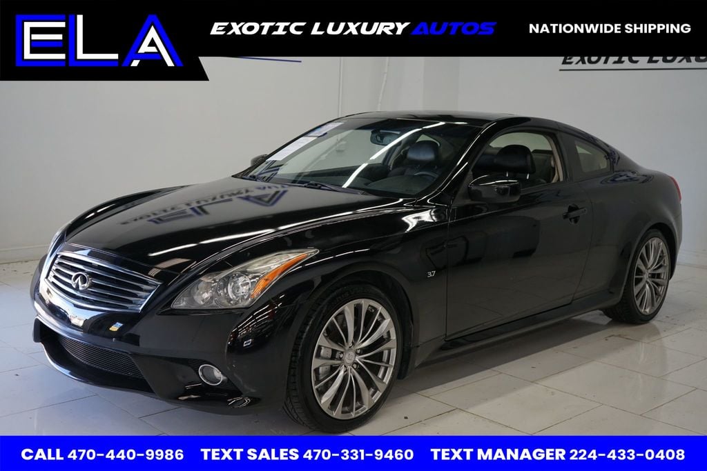 2014 INFINITI Q60 Coupe  SPORT PACKAGE! NAVIGATION! REAR CAMERA! NO DASH BOARD CRACK!  - 22631974 - 0