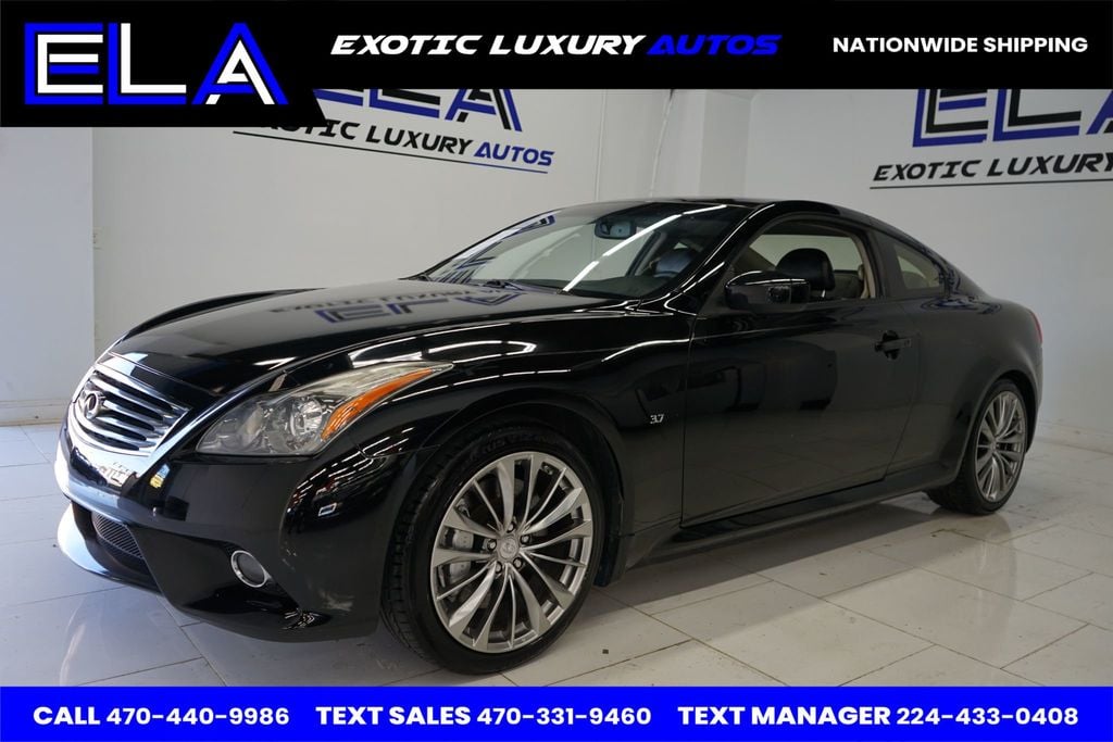 2014 INFINITI Q60 Coupe  SPORT PACKAGE! NAVIGATION! REAR CAMERA! NO DASH BOARD CRACK!  - 22631974 - 2