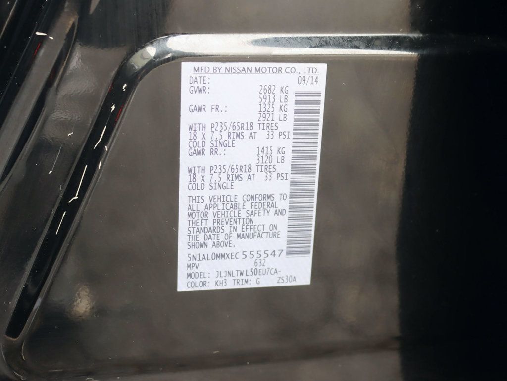 2014 INFINITI QX60 AWD 4dr - 22981378 - 35