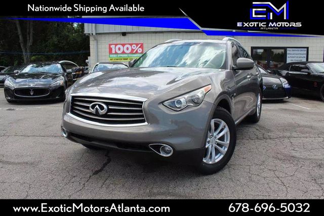 2014 INFINITI QX70 NAVI, TINTED, BLUETOOTH, SUNROOF, BACKUP CAM, LTHR, WHEEL LOCKS! - 22362138 - 0