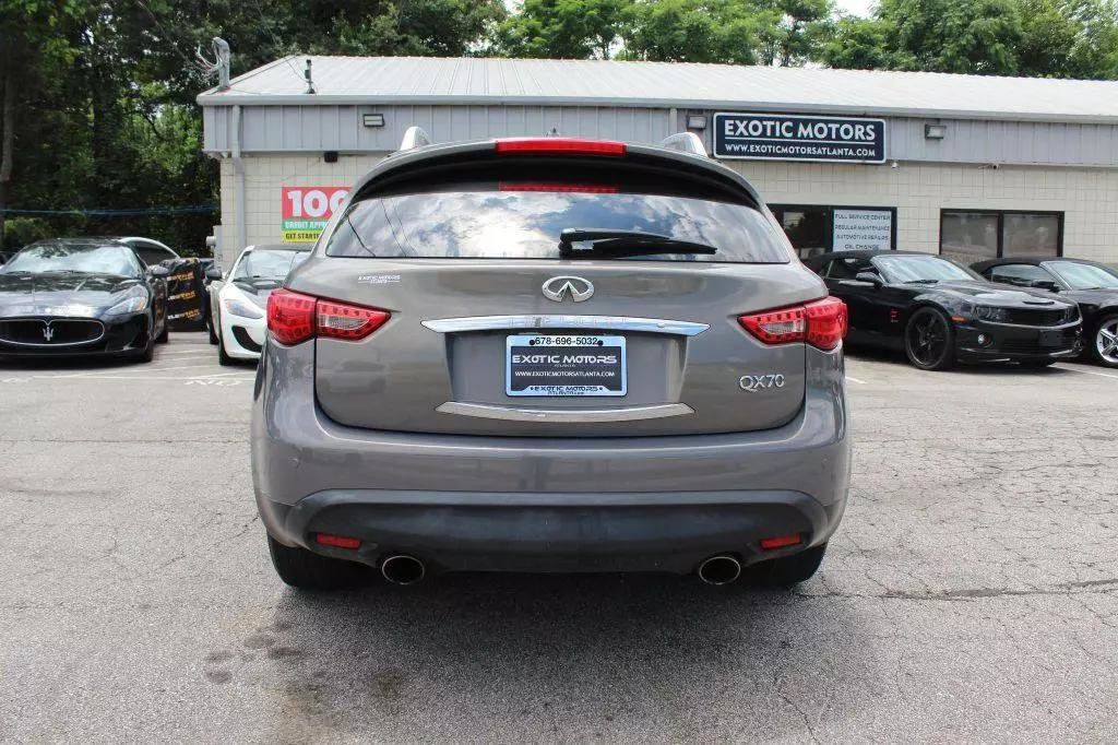 2014 INFINITI QX70 NAVI, TINTED, BLUETOOTH, SUNROOF, BACKUP CAM, LTHR, WHEEL LOCKS! - 22362138 - 9