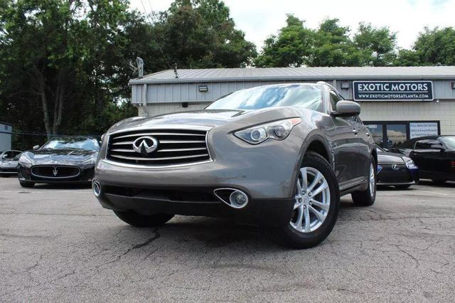 2014 INFINITI QX70 NAVI, TINTED, BLUETOOTH, SUNROOF, BACKUP CAM, LTHR, WHEEL LOCKS! - 22362138 - 1