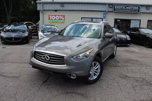 2014 INFINITI QX70 NAVI, TINTED, BLUETOOTH, SUNROOF, BACKUP CAM, LTHR, WHEEL LOCKS! - 22362138 - 2