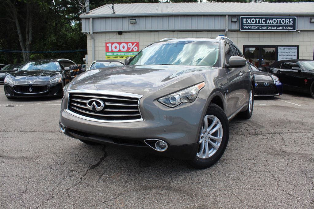 2014 INFINITI QX70 NAVI, TINTED, BLUETOOTH, SUNROOF, BACKUP CAM, LTHR, WHEEL LOCKS! - 22362138 - 44