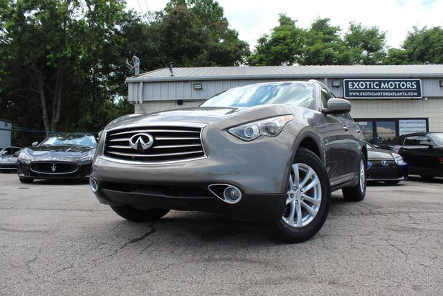 2014 INFINITI QX70 NAVI, TINTED, BLUETOOTH, SUNROOF, BACKUP CAM, LTHR, WHEEL LOCKS! - 22362138 - 45