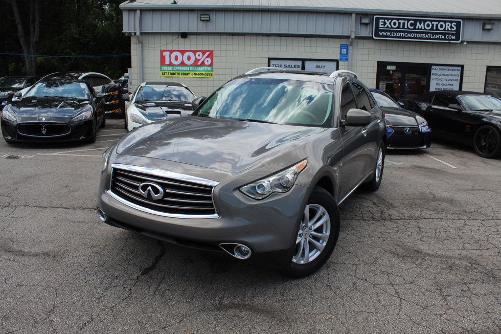 2014 INFINITI QX70 NAVI, TINTED, BLUETOOTH, SUNROOF, BACKUP CAM, LTHR, WHEEL LOCKS! - 22362138 - 46