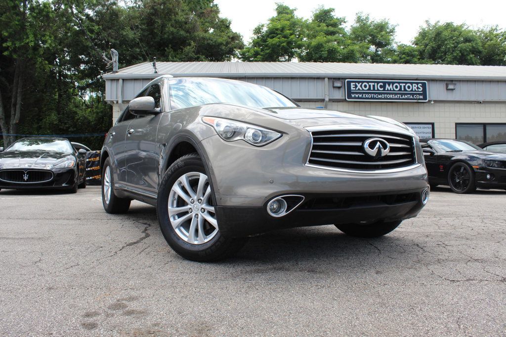 2014 INFINITI QX70 NAVI, TINTED, BLUETOOTH, SUNROOF, BACKUP CAM, LTHR, WHEEL LOCKS! - 22362138 - 48