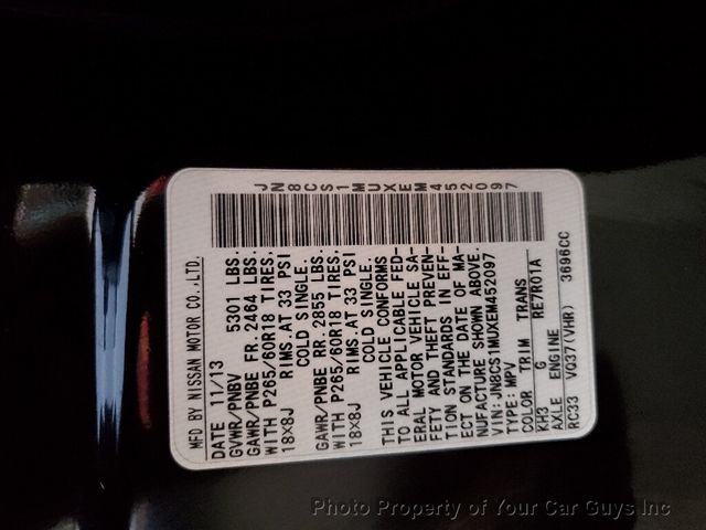 2014 INFINITI QX70 RWD 4dr - 22939619 - 24