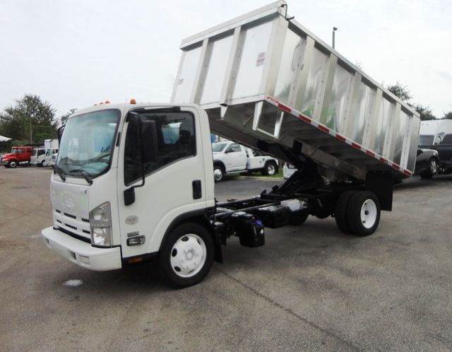 2014 Isuzu NQR 14FT ALUM TRASH DUMP TRUCK...NEW AD FAB DUMP BODY. - 20420523 - 11