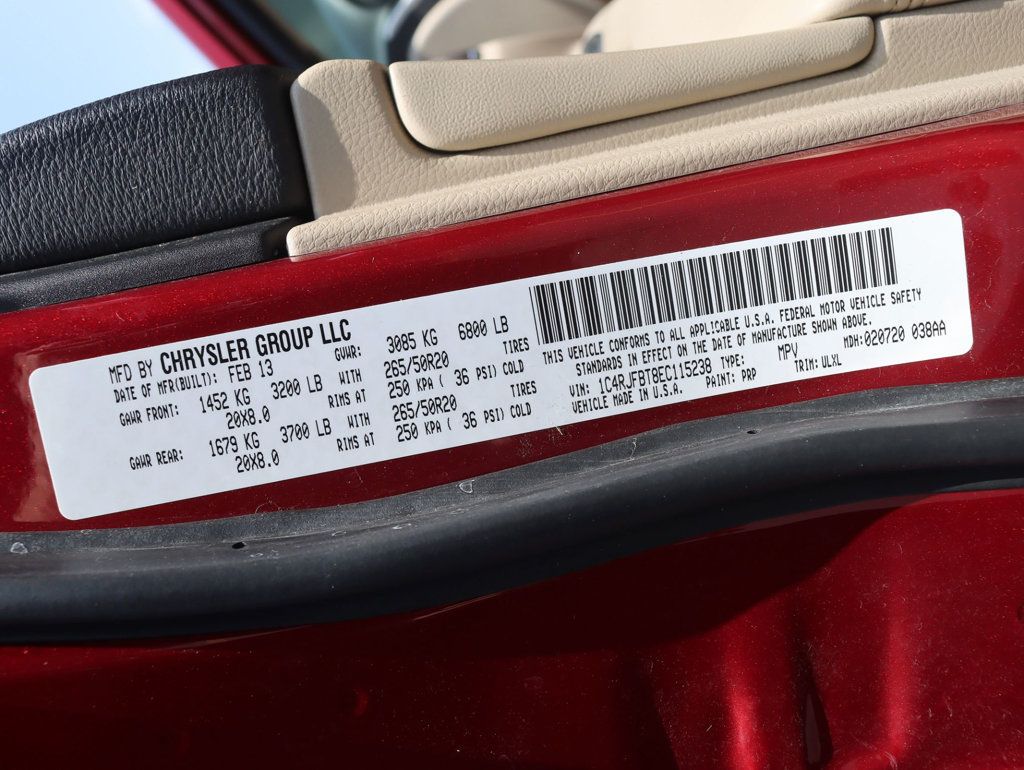 2014 Jeep Grand Cherokee 4WD 4dr Limited - 22869721 - 33