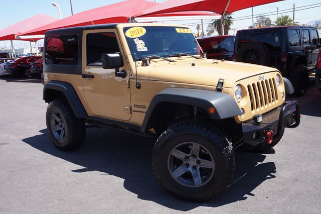 2014 Jeep Wrangler SPORT, 4X4, PREMIUM WHEELS, ALL TERRAIN TIRES, HARD TOP - 23026045 - 1